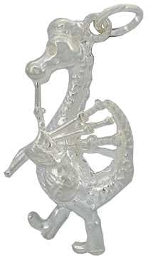 Nessie Silver Charm