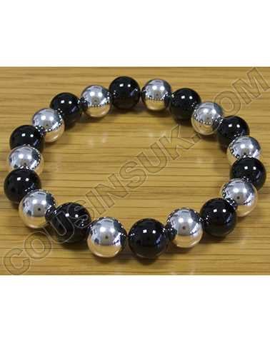 Ø10mm: Onyx (x8) Silver (x8 Oval)