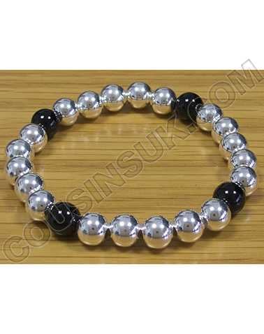 Ø8mm: Onyx (x4) Silver (x20)