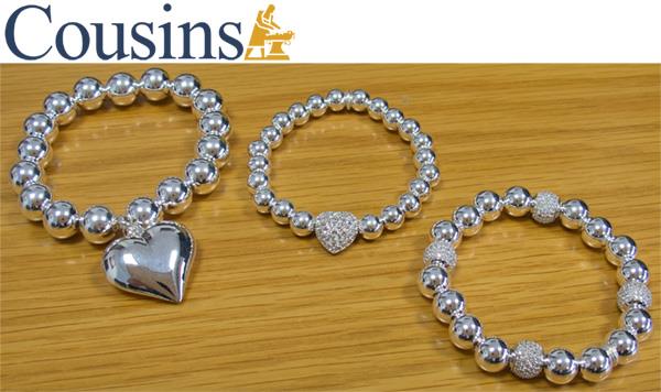 Semi Precious Silver/C.Z.