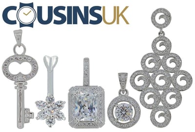 Various Designs with C.Z., Silver