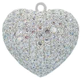 Crystal Heart (18 x 16mm)