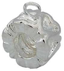 Hearts Ring with Loop Slider Bead