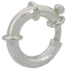 Silver 15mm (2.30g) Bolt Ring