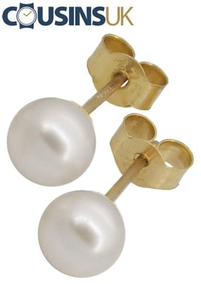 Pearl Earrings, Stud
