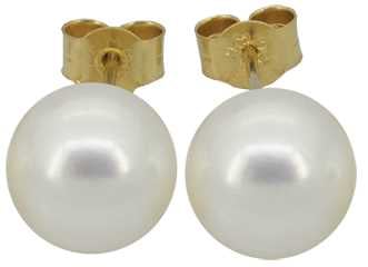 Ø8mm Cultured Pearl Studs