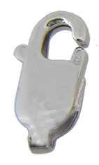 Silver (9 x 3.85mm) Clasp, 0.40g*