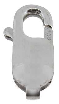Silver (16 x 6.30mm) Clasp, 1.29g*