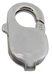 Silver (18 x 9mm) Clasp, 2.70g*