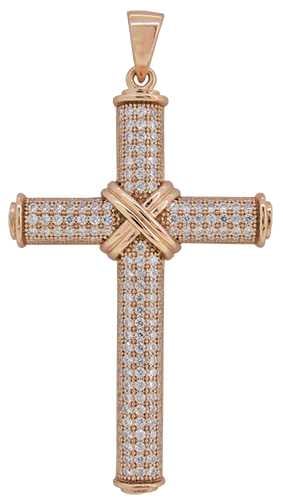(2) Rose Gold Plated, 45 x 25mm (3mm)