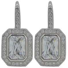 Silver, 12 x 10mm Earrings