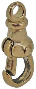 9ct Yellow (33mm) Swivel