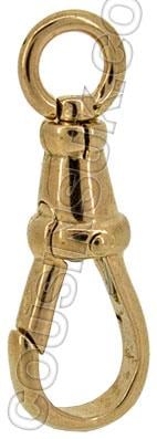 9ct Yellow Gold (18mm) Swivel, 1.14g
