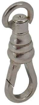 Silver Plated (26mm) Swivel, 1.80g