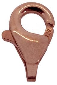 9ct Rose (8.2mm) Catch, 0.30g