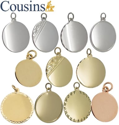 Round Disc Pendants