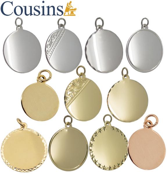Round Disc Pendants