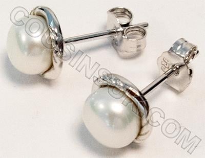 Ø6.70mm Cultured Pearl Earrings