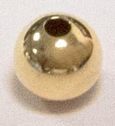 18ct, Ø3mm Bead (Ø1.30mm)