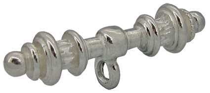 Silver (30mm) Fancy Style 2