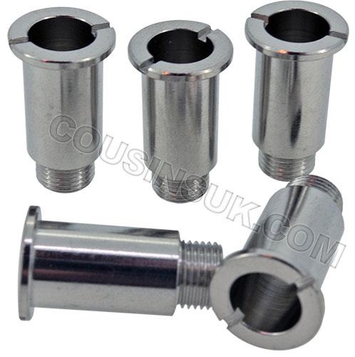 Centre Nuts, Chrome 21mm