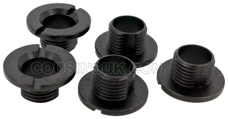 Centre Nuts, Black 5.2mm