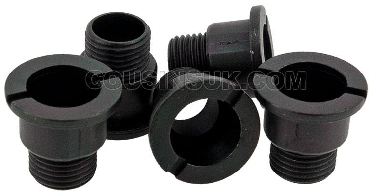 Centre Nuts, Black 11mm