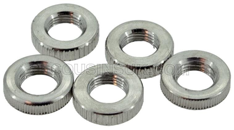 Minute Hand Nuts (Open), Chrome