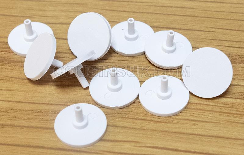Centre Seconds Hand Caps (EF & NEF), Plastic (Ø10mm), White