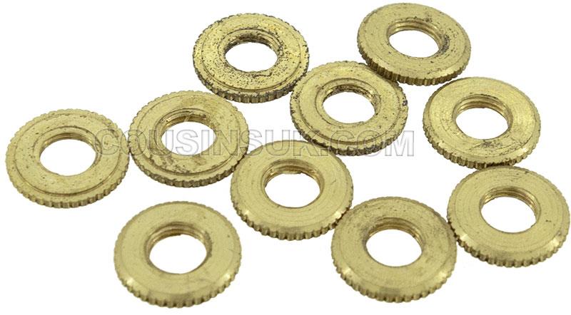 Minute Hand Nuts (Open), Brass (Ø7.10 x 1.10mm)