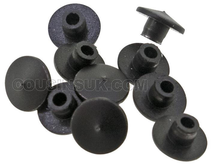 Centre Seconds Hand Caps (NEF), Plastic (Ø6mm), Black