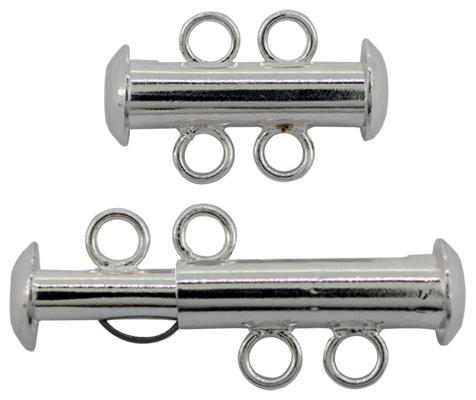 Silver, 2 Ring Slider (17mm)
