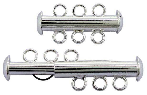 Silver, 3 Ring Slider (22mm)
