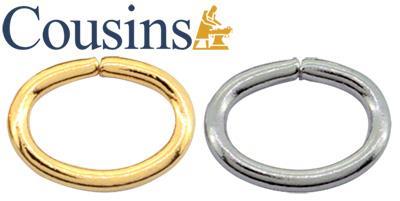 Base Metal (Plated), Oval