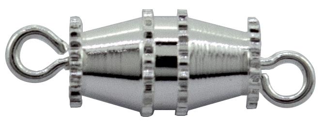 Silver, 10mm Screw Fastener