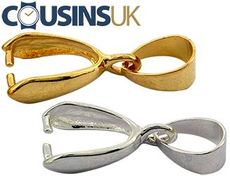 Base Metal (Plated) Pendant Bails