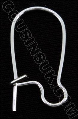 Silver, 17mm Safety Hooks