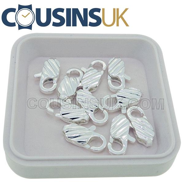 Silver, 14mm Stripes