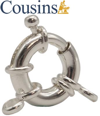 Silver, 11mm Bolt Rings