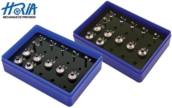 Assortment for Incabloc, 6 Pump Pushers & 7 Anvils