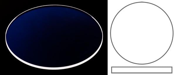 Ø31.00mm (Case Back Crystal x T1.00mm) Jaeger-LeCoultre Master Hometime