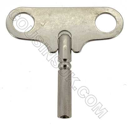 Steel, 3.00mm Hermle Clock Key