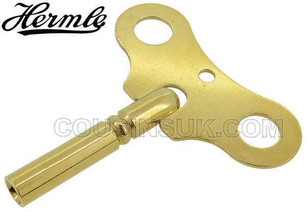 Brass, 4.00mm Hermle Clock Key