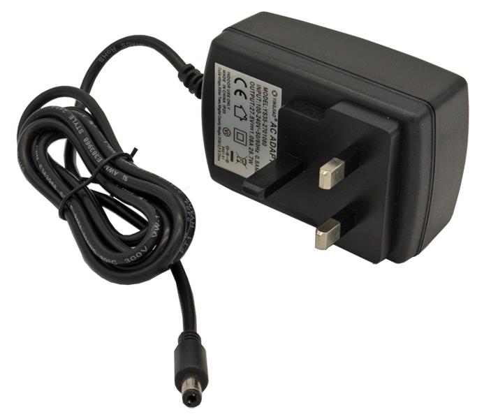 Plug & Cable (3 Pin, UK), Black
