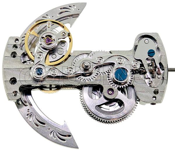 Ø33.6mm (H6.00mm) LG0801C, Scroll Pattern & Geneva Style Lines