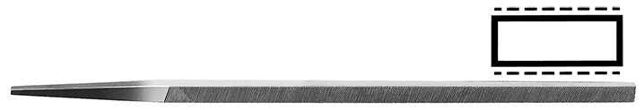 150mm (Cut 0) 6.50 x 3.00mm, Vallorbe