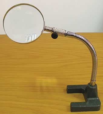 Bench Top Magnifier, Ø90mm with Flexi Neck