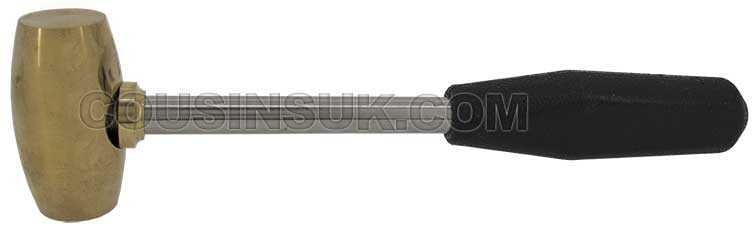 1lb (454g) 260 x 65 x Ø25mm (Brass Plated)