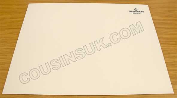 White Plastic Mat, Pack*10