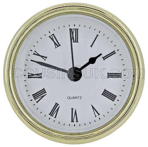 Ø61mm (Ø55mm), Gold Bezel & White Dial